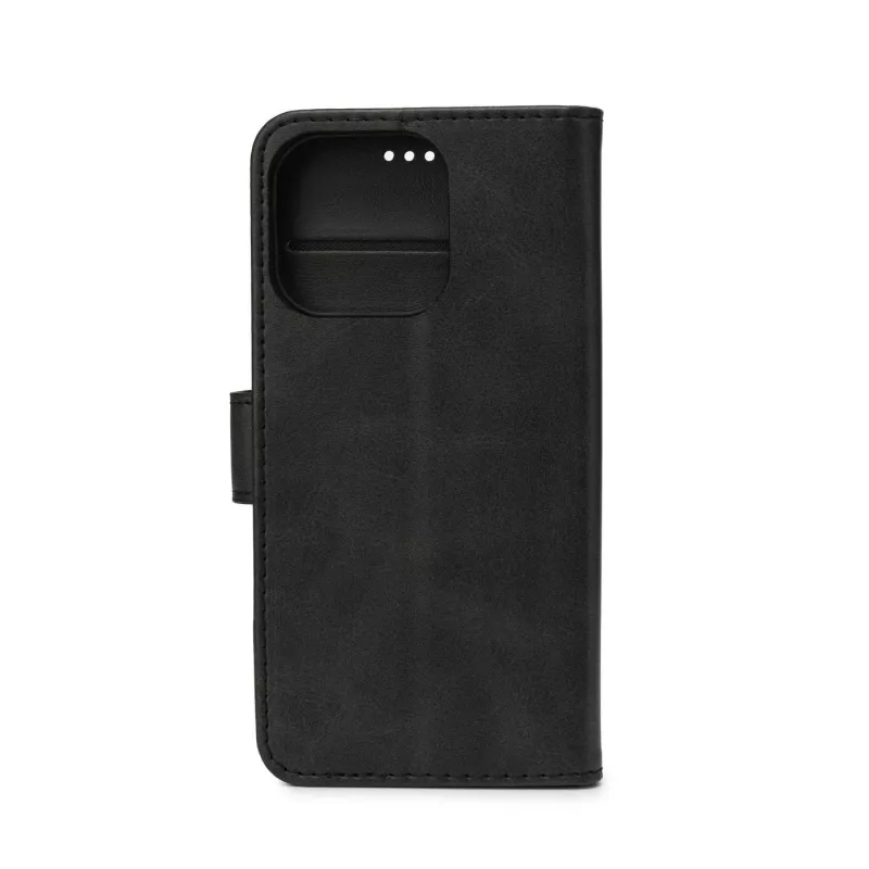 Wallet Case eSTUFF ES67110011-BULK voor iPhone 17 Pro Max zwart 3 kaartvakken
