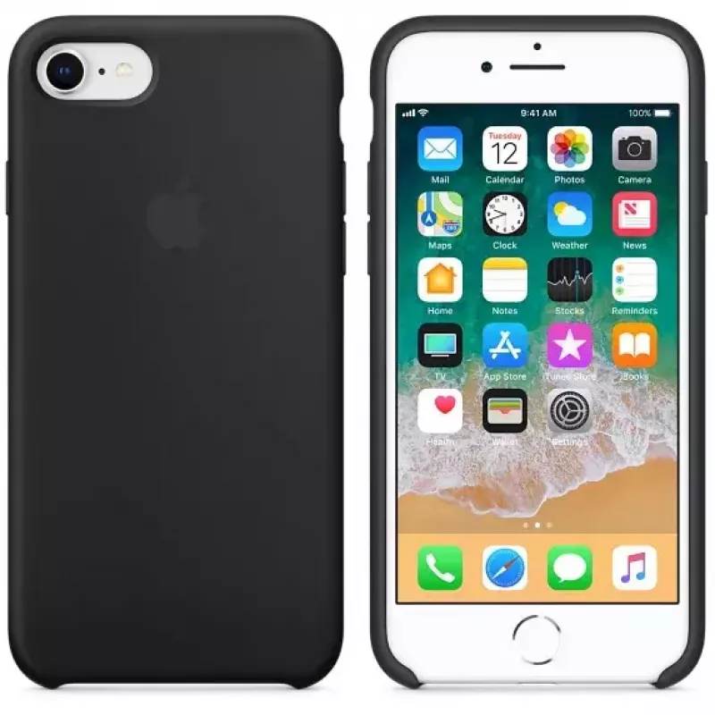 Skin-hoes Apple MQGK2ZM/A voor iPhone 8/7 zwart