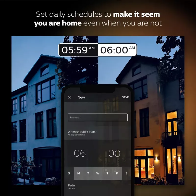 Smart LED-starterkit Philips Hue White and Colour Ambience — 2× E27 11W lampen, Bluetooth/Zigbee