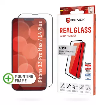 Displex Full Cover gehard glasfolie Apple iPhone 13 Pro Max 14 Plus gehard glas krasbestendig