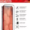 Displex Full Cover gehard glasfolie Apple iPhone 13 Pro Max 14 Plus gehard glas krasbestendig