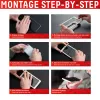 Displex Full Cover gehard glasfolie Apple iPhone 13 Pro Max 14 Plus gehard glas krasbestendig