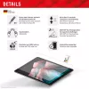 Displex Tablet Glass (9H) voor Samsung Galaxy Tab A11/A9, Eco montageframe, onbreekbaar