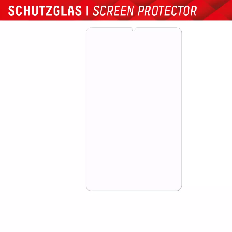Displex Tablet Glass (9H) voor Samsung Galaxy Tab A11/A9, Eco montageframe, onbreekbaar