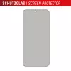 Displex privacy-displayschermfolie (10H) voor Samsung Galaxy S24+/S25+, Eco montageframe, privacysfilter