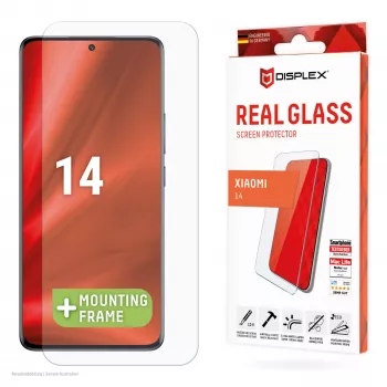 Displex displayschermfolie (10H) voor Xiaomi 14, Eco montageframe, krasvast