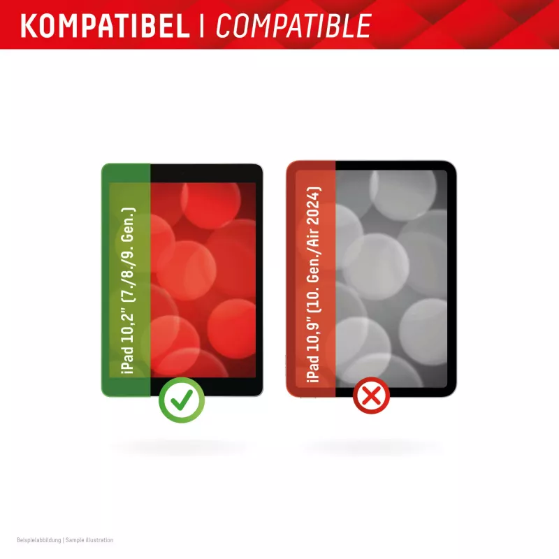 Displex TABLET PRIVACY SAFE afneembare 2-weg privacysfilter voor iPad 10,2'' (7./8./9. gen.)