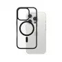 PanzerGlass® HardCase transparant met zwarte MagSafe & frame iPhone 16 Pro