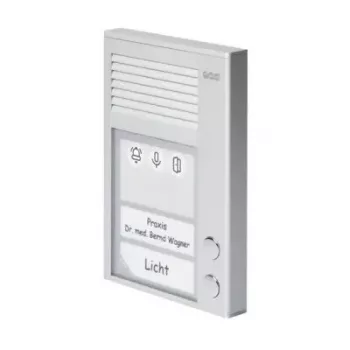 Auerswald TFS Dialog 212 aluminium bedrade intercom IP22 wandmontage