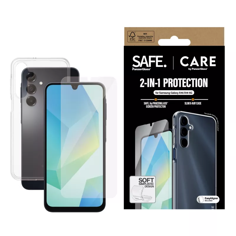 PanzerGlass CARE™ by ® 2-in-1 bundel Samsung Galaxy A16 4G | A16 5G