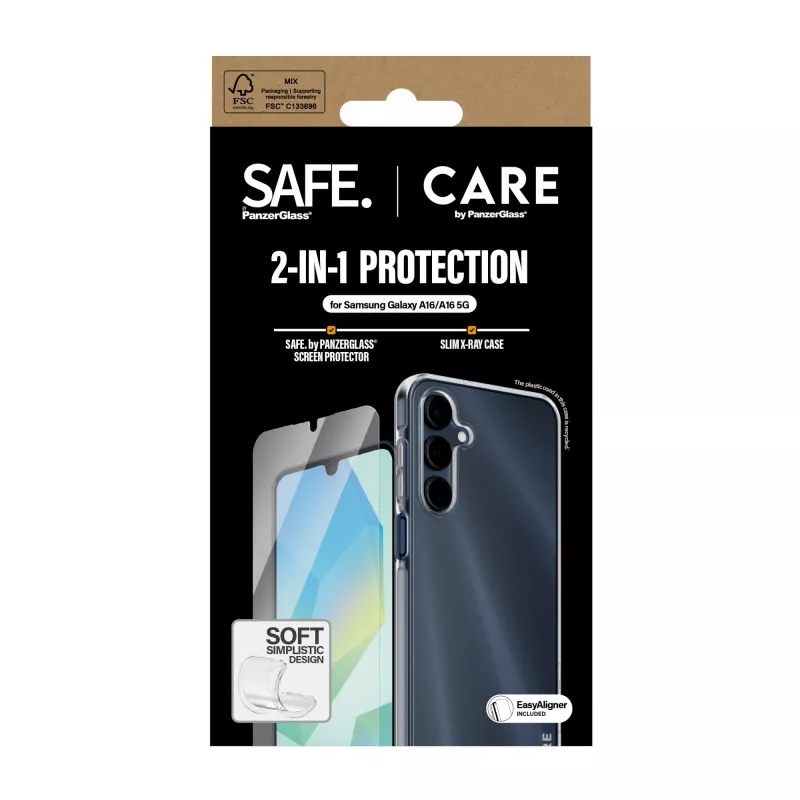 PanzerGlass CARE™ by ® 2-in-1 bundel Samsung Galaxy A16 4G | A16 5G