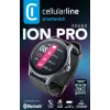 Cellularline ION PRO Round Bluetooth® smartwatch met app, 3,51 cm (1,38 inch), TFT, touchscreen, 0,00064 GB, 98 g