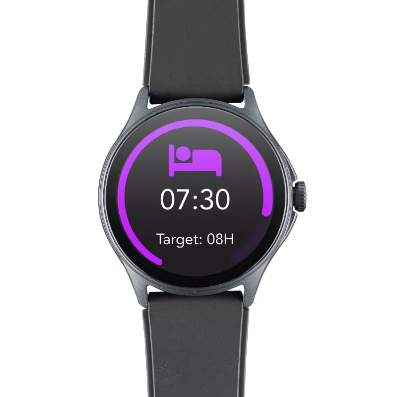 Cellularline ION PRO Round Bluetooth® smartwatch met app, 3,51 cm (1,38 inch), TFT, touchscreen, 0,00064 GB, 98 g