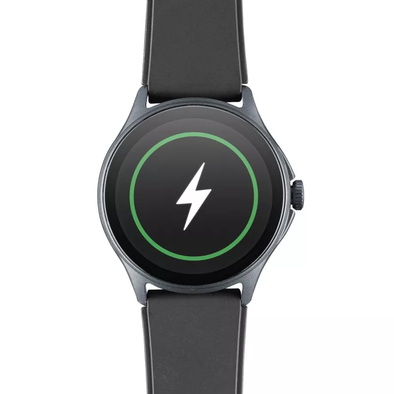 Cellularline ION PRO Round Bluetooth® smartwatch met app, 3,51 cm (1,38 inch), TFT, touchscreen, 0,00064 GB, 98 g