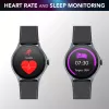 Cellularline ION PRO Round Bluetooth® smartwatch met app, 3,51 cm (1,38 inch), TFT, touchscreen, 0,00064 GB, 98 g