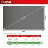 Displex PRIVACY SAFE afneembare 2-weg privacyfilter voor desktopmonitor 24'' (16:10)