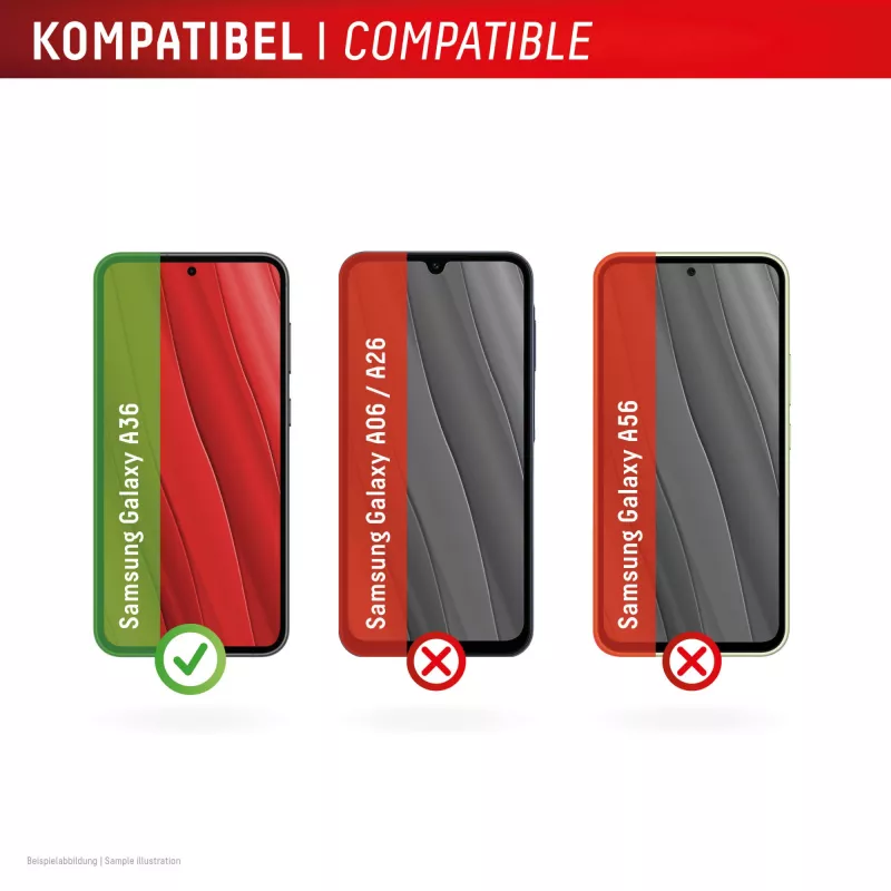 Displex Displayscherm (10H) voor Samsung Galaxy A36, Eco-montageframe, krasvast