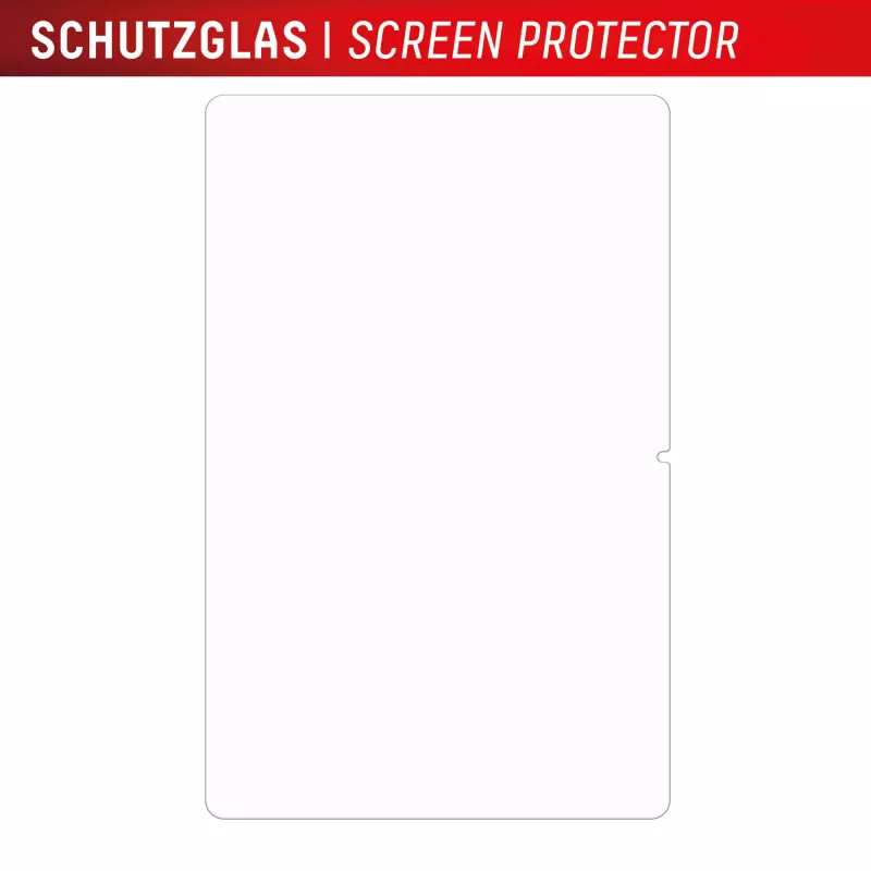 Displex Tablet Glass (9H) voor Samsung Galaxy Tab S10 FE+, Eco montageframe, onbreekbaar