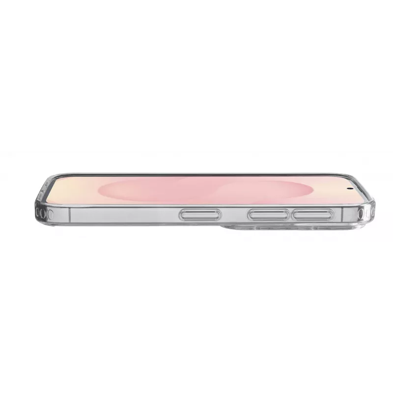 Cellularline Clear Strong – Galaxy S25 Edge harde schaal met rubberen randen