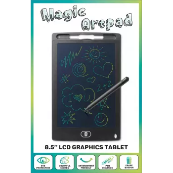 Cellularline LCD Magic Artpad 8,5" Tekentablet, zwart