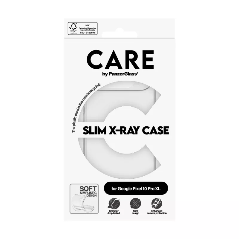 Hoesje PanzerGlass CARE by modieus hoesje transparant X-Ray Soft Google Pixel 10 Pro XL
