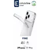 Cellularline Fine - iPhone 17 Pro, hoesje, Apple, iPhone 17 Pro, 16 cm (6,3 inch), transparant