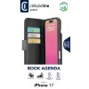 Cellularline Book Agenda – boekhoes in leerlook met magneetsluiting voor iPhone 17