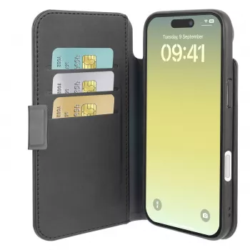 Cellularline Book Agenda – iPhone Air hoes in leerlook als boekhoes met magneetsluiting