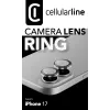 Cellularline cameralensring - iPhone 17 gehard glas voor camerabescherming
