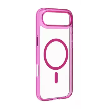 Cellularline Iconic Mag - iPhone Air transparante hoes met gekleurde randen, compatibel met het MagSafe-ecosysteem