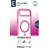 Cellularline Iconic Mag - iPhone Air transparante hoes met gekleurde randen, compatibel met het MagSafe-ecosysteem