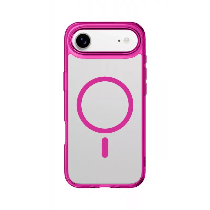 Cellularline Iconic Mag - iPhone Air transparante hoes met gekleurde randen, compatibel met het MagSafe-ecosysteem
