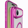 Cellularline Iconic Mag - iPhone Air transparante hoes met gekleurde randen, compatibel met het MagSafe-ecosysteem
