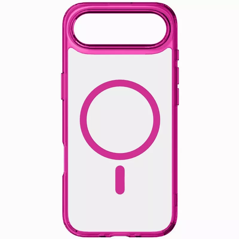 Cellularline Iconic Mag - iPhone Air transparante hoes met gekleurde randen, compatibel met het MagSafe-ecosysteem