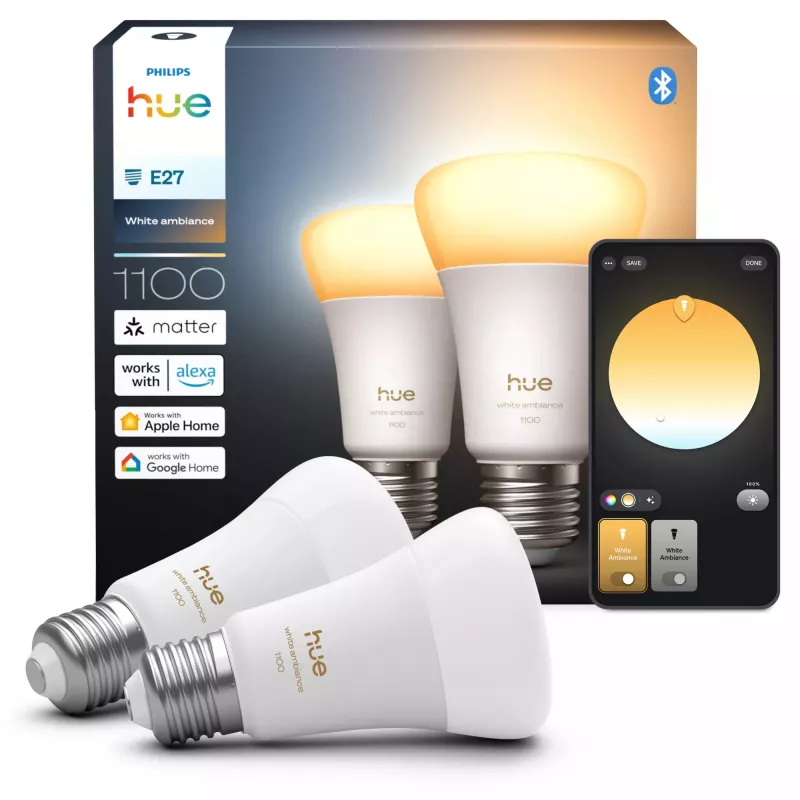 Philips Hue White ambience A60 – E27 slimme lamp – 1100