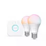 Philips Hue White and colour ambience Essential Starter-kit: 2 E27 slimme lampen (806 lm)