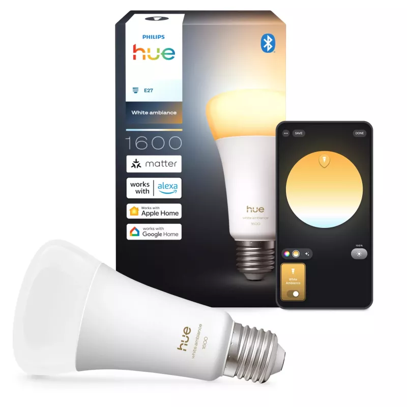 Philips Hue White ambience A67 – E27 slimme lamp – 1600