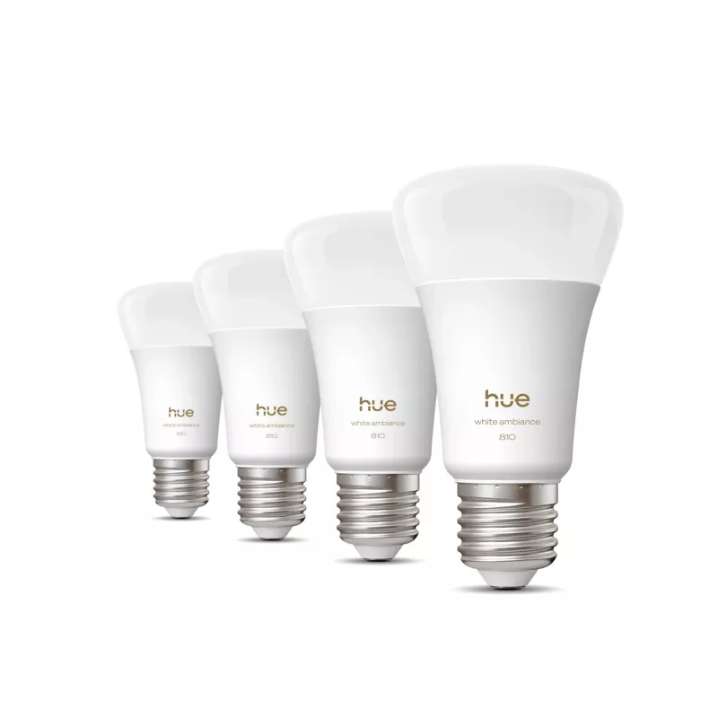 Slimme gloeilamp Philips Hue White ambience A60 E27 6W Bluetooth Zigbee