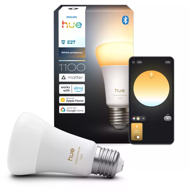 Philips Hue White Ambience A60 – E27 slimme lamp – 1100