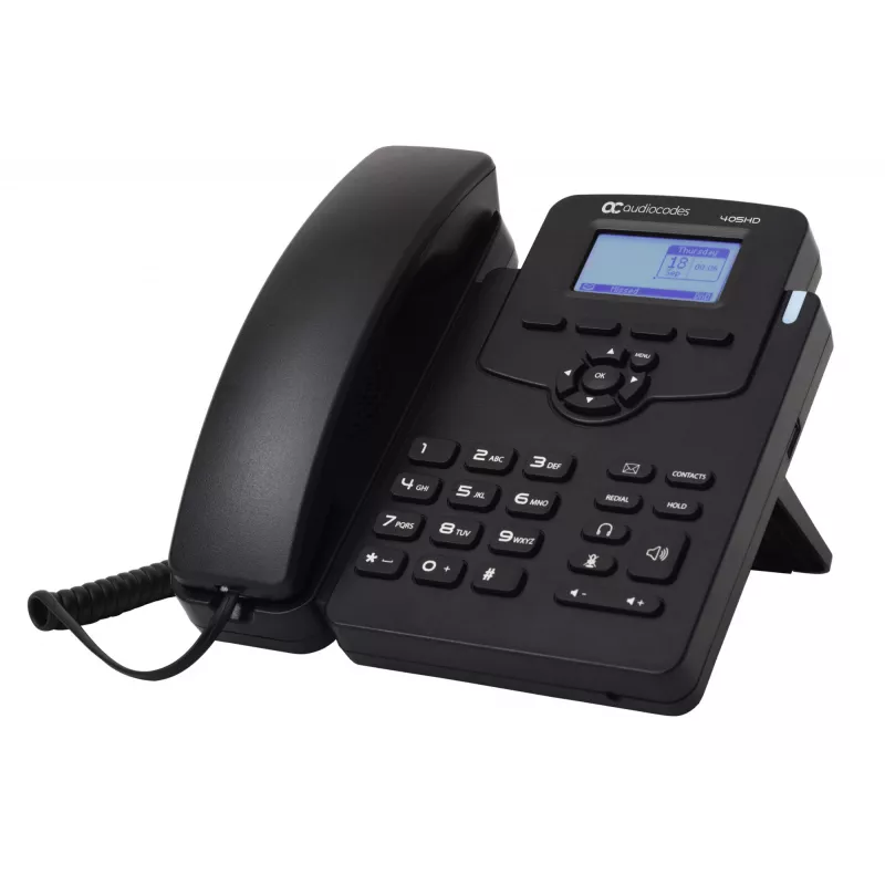 AudioCodes 405HD IP-telefoon PoE GbE zwart