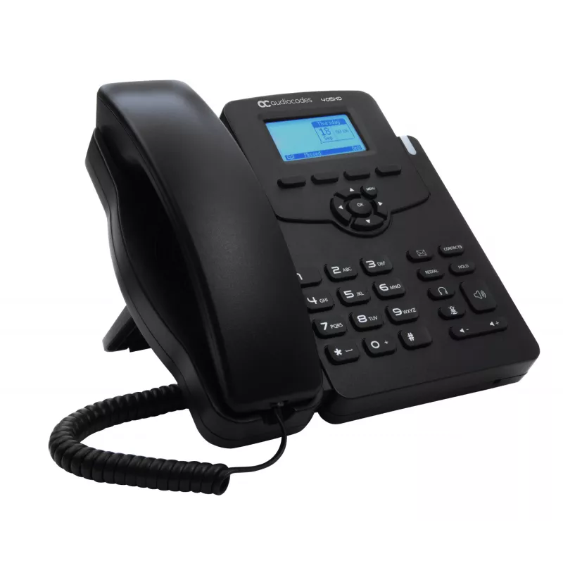 AudioCodes 405HD IP-telefoon PoE GbE zwart