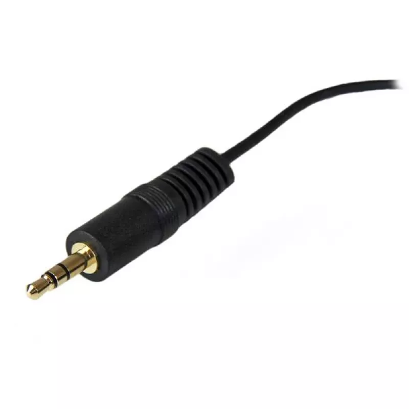 StarTech.com 12 ft PC-luidsprekerverlengkabel, 3,5 mm, stekker, 3,5 mm, bus, 3,7 m, Zwart