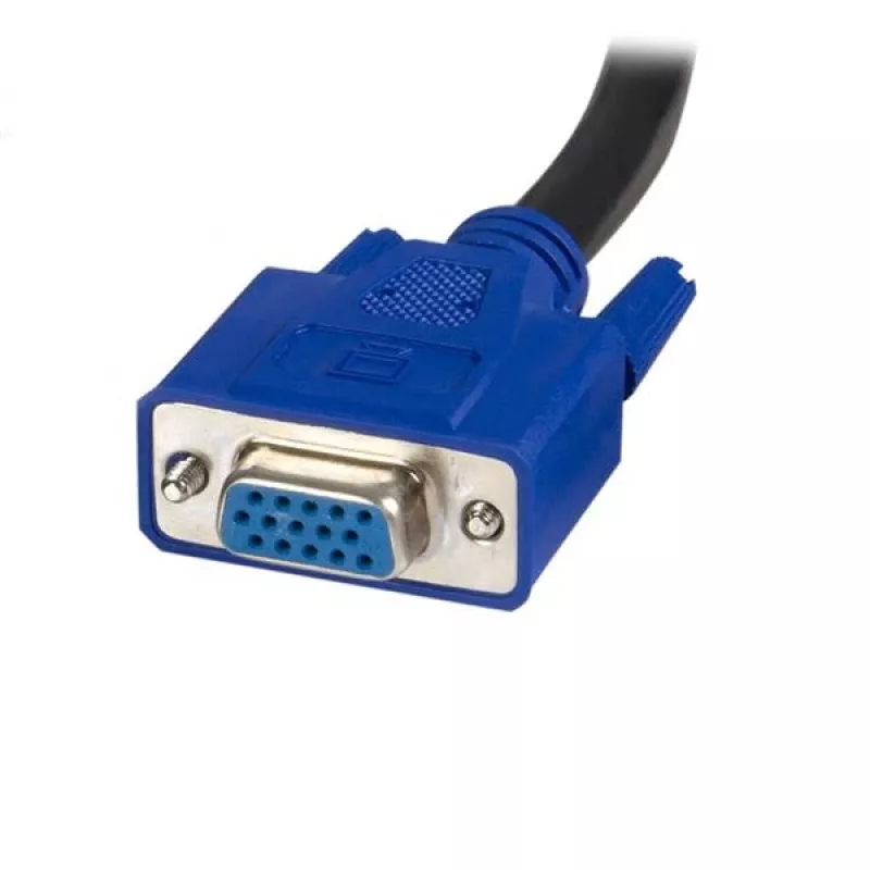 StarTech.com 10 ft 2-in-1 Universele USB KVM-kabel, 3 m, USB, USB, VGA, Zwart, USB A + VGA