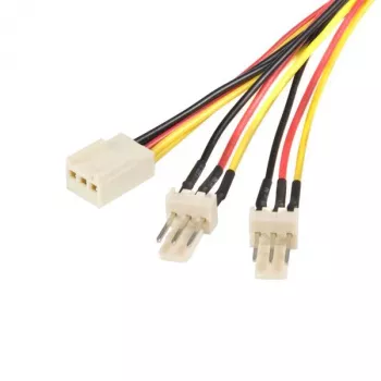 StarTech.com 30cm TX3-ventilator stroomsplitterkabel, Molex (3-pins), 2 x Molex (3-pins), 0,3 m, stekker, bus, recht