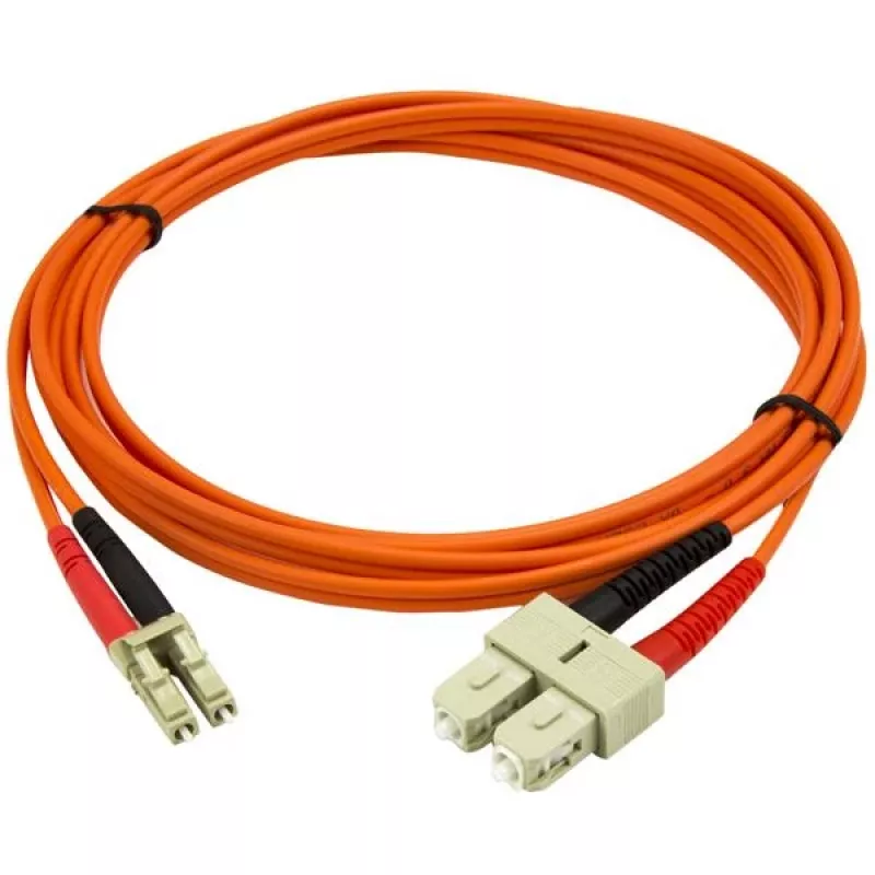 StarTech.com 2m glasvezelkabel - multimode duplex 50/125 - LSZH glasvezel-jumperkabel - LC/SC