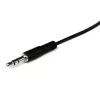 StarTech.com 1 m slanke 3,5 mm stereo-audioverlengkabel – M/F