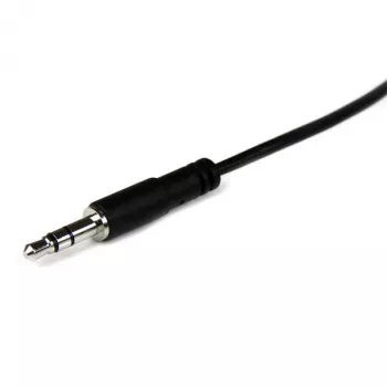 StarTech.com 1 m slanke 3,5 mm stereo-audioverlengkabel – M/F