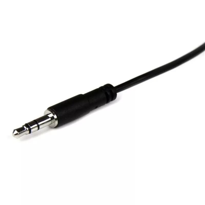 StarTech.com 1 m slanke 3,5 mm stereo-audioverlengkabel – M/F