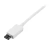 StarTech.com 2 m witte micro-USB-kabel - A naar micro B
