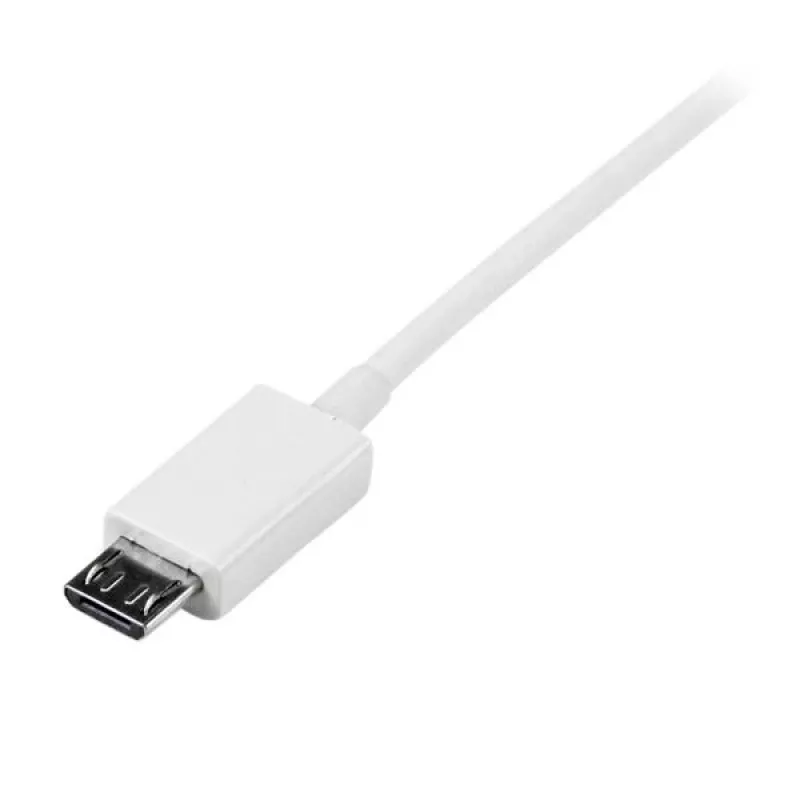 StarTech.com 2 m witte micro-USB-kabel - A naar micro B